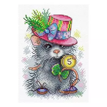 М-429 Набор для вышивания МП Студия 'Денежный мышонок '18*13см