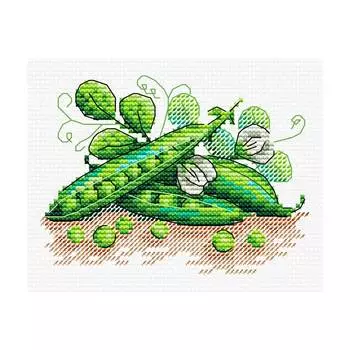 М-517 Набор для вышивания МП Студия 'Зеленый горошек' 9*11см