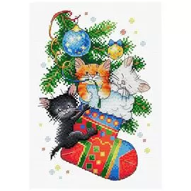 М-563 Набор для вышивания МП Студия 'Новогодний '23*16см