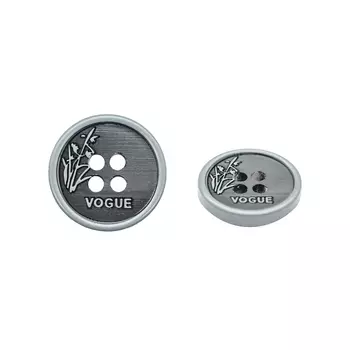 MA108 Пуговица 24L (15мм) 4пр. (Gray2 (серый2))