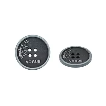 MA108 Пуговица 40L (25мм) 4пр. (Gray2 (серый2))