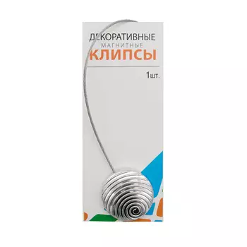 Магнитные клипсы 'Спираль' с тросом (30см) d 35 (1)