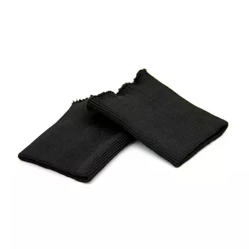 Манжет средней плотности (90% полиэфир, 10% эластан), 14 кл, 1*1, 8см*10см (5 пар) (004 черный)