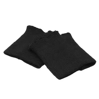 Манжет п/ш, п/э, лайкра. плотн. 1/1 9см*10см (004 черный)