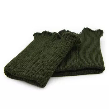 Манжет плотный (30% шерсть, 70% акрил), 10 кл, 2*2, 8,5см*10см (369/1 оливковый)