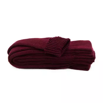 Манжет (рукав) плотный (30% шерсть, 70% акрил), 6 кл, 2*1, 7см*3м (002 бордо)