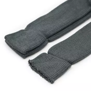 Манжет (рукав) тонкий (30% шерсть, 70% акрил), 14 кл, 2*2, 6,5см*3м (431/5 черный жемчуг)