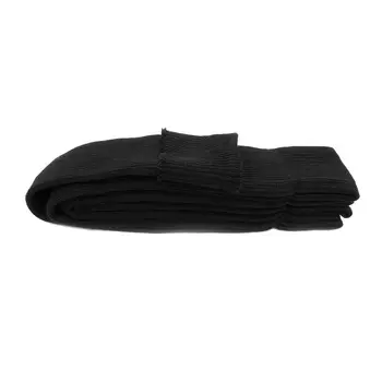 Манжет (рукав) тонкий (30% шерсть, 70% акрил), 14 кл, 2*2, 6,5см*3м (004 черный)