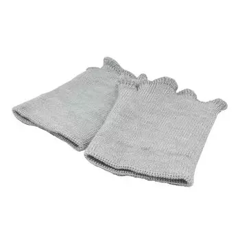 Манжет тонкий (30% шерсть, 70% акрил), 14 кл, 1*1, 7,5см*9см (890 серебро)