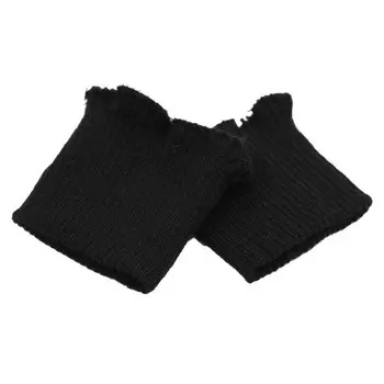 Манжет п/ш тонкий, 2/2, 7см*7см (10 пар) (004 черный)