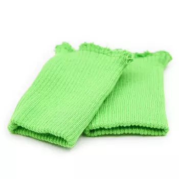 Манжет тонкий (30% шерсть, 70% акрил), 14 кл, 2*2, 6,5см*10см (378/0 неоновый свет)