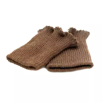 Манжет тонкий (30% шерсть, 70% акрил), 14 кл, 2*2, 6,5см*10см (730 св. коричневый)