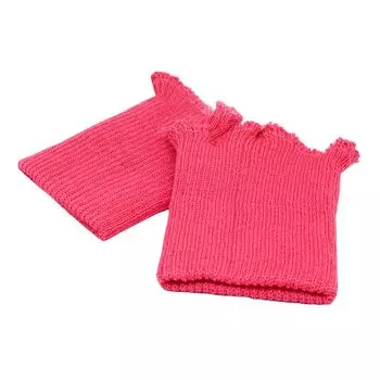 Манжет тонкий (30% шерсть, 70% акрил), 14 кл, 2*2, 6,5см*10см (379/1 малиновый мусс)