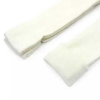 Манжет (рукав) тонкий (30% шерсть, 70% акрил), 14 кл, 1*1, 7см*3м (301/с снежок)