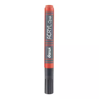 DA0220013 Маркер акриловый Darwi OPAK, 3мм (укрывистый) (490 алый)
