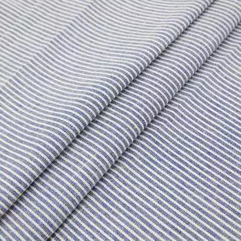 MCI-51158 Костюмная ткань (48%х/б, 5%лен, 47%п/э), 49*50см, Astra&amp;Craft (синий)