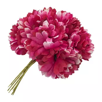 MH1-106 Букет декоративный 'Гвоздика' D4,5*3,5*H12см, 6шт, Astra&amp;Craft (F118 фуксия)