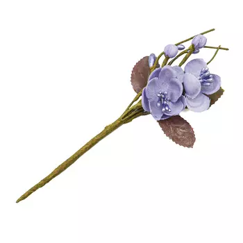 MH1-95 Декоративный букетик 'Манголия' D3*3*H14см, 1шт, Astra&amp;Craft (E11 светло-фиолетовый)