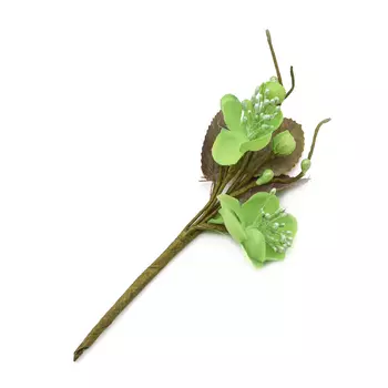 MH1-95 Декоративный букетик 'Манголия' D3*3*H14см, 1шт, Astra&amp;Craft (E10 темно-зеленый)