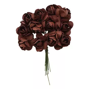 MH1-T010 Набор декоративных цветов D=2*2см, 24шт, Astra&amp;Craft (E19 коричневый)