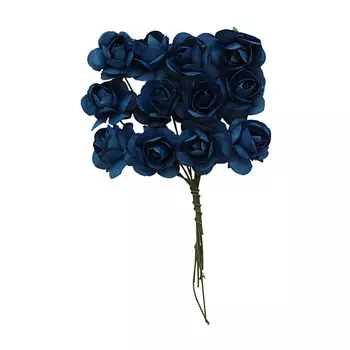 MH1-T010 Набор декоративных цветов D=2*2см, 24шт, Astra&amp;Craft (E17 черно-синий)