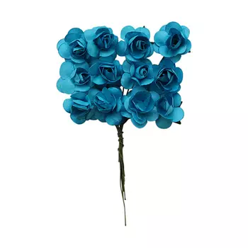 MH1-T010 Набор декоративных цветов D=2*2см, 24шт, Astra&amp;Craft (E15 темно-синий)