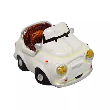 Миниатюра. Автомобиль 3,5*2,5 см (белый)