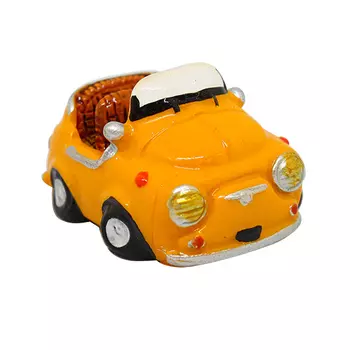 Миниатюра. Автомобиль 3,5*2,5 см (желтый)