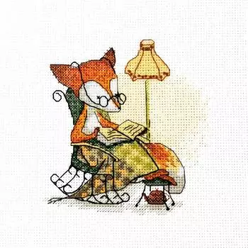 МК-115 Набор для вышивания крестом Созвездие 'Бабушка Лисёнка' 11,5*12,5 см