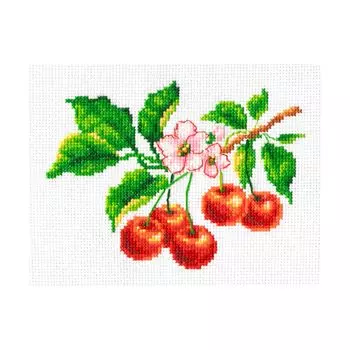 МКН 03-14 Набор для вышивания Многоцветница ' Ветка вишни' 16,0 х 12,0см