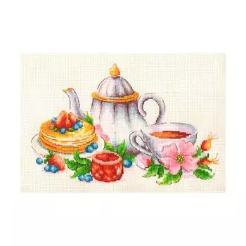 МКН 31-14 Набор для вышивания Многоцветница 'Чай с шиповником' 26 х 17 см