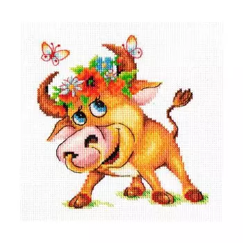 МКН 32-14 Набор для вышивания Многоцветница 'Баловень судьбы' 15 х 15 см