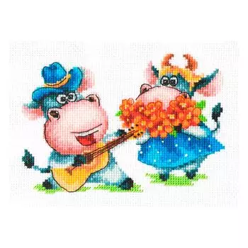 МКН 33-14 Набор для вышивания Многоцветница 'Серенада' 16 х 11 см