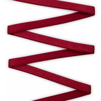 ML177.010 Лента бретельная блестящая 10мм*50м (красный)