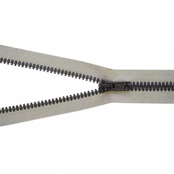 Молния BICOLOR 'трактор' разъем. (1 зам.,Т6) - 50см (2076) Arta-F (079 св.серый/102 т.серый)