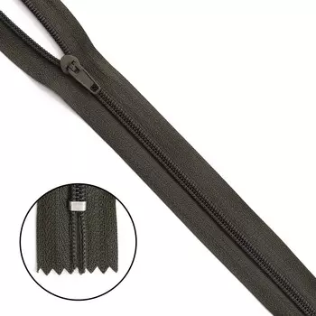 Молния брючная p/l Т4 - 18см (078 хаки)