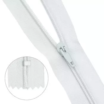 Молния брючная p/l Т4 - 18см (501 белый, 101)