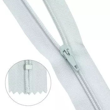 Молния брючная p/l Т4 - 20см (154 бледно-серый)