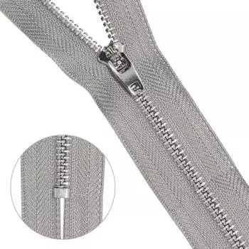 Молния джинсовая нераз.никель,т4 p/l 18см (340 св.серый)