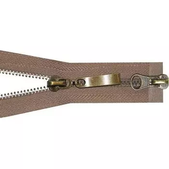 Молния металл-антик разъемная (2 зам.,Т5) - 80см (008 табак)