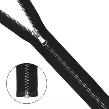 Молния металл-черн. никель разъемная Т5 - 40см (580 черный)