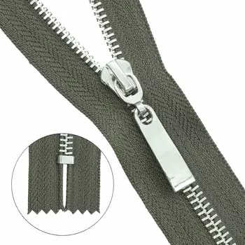 Молния металл-никель неразъемная Т5 - 18см (078 хаки)