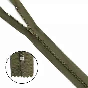 Молния мини-трактор p/l - 20 см (305 св.хаки)