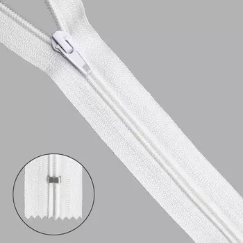 молния обувная т7 a/l 14см (501 белый)