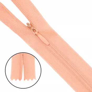 Молния потайная нераз.т3 20см (нейлон) (F156 розовый)