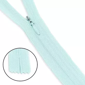 Молния потайная нераз.т3 20см (нейлон) (F250 мятный)
