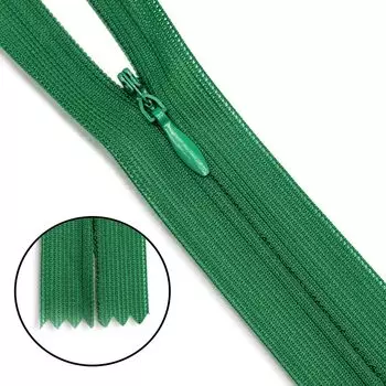 Молния потайная нераз.т3 20см (нейлон) (F258 зеленый)
