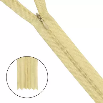 Молния потайная нераз.т3 20см (нейлон) (s276 топлёное молоко)