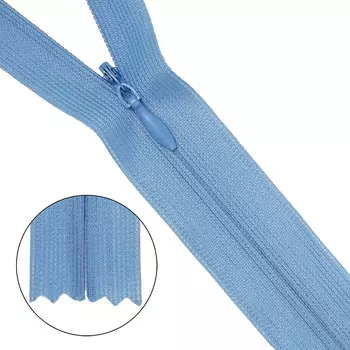 Молния потайная нераз.т3 50см (нейлон) (546 лаванда)