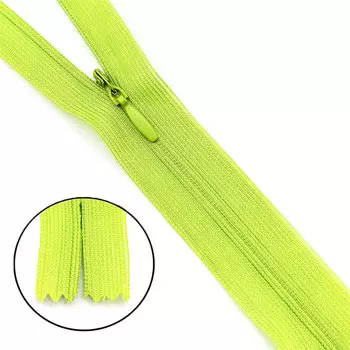 Молния потайная нераз.т3 50см (нейлон) (F234 фисташковый)